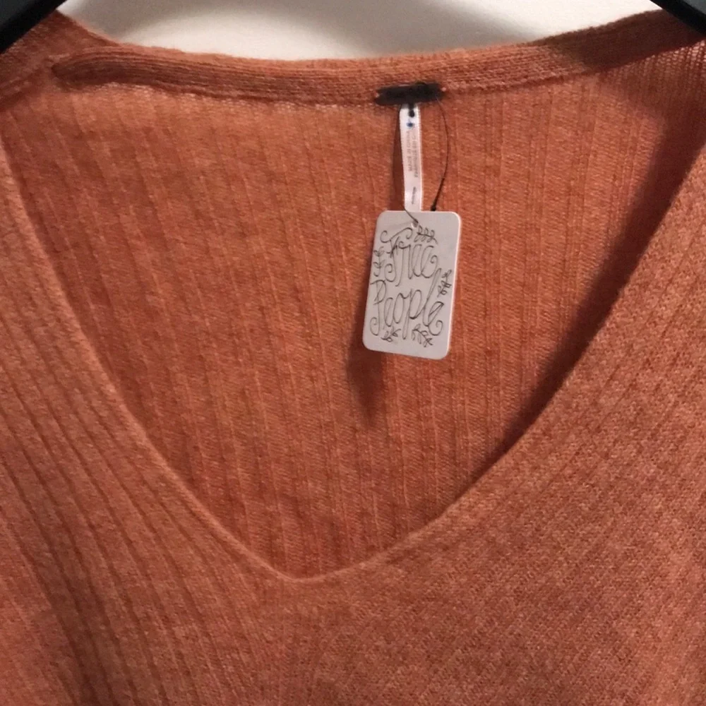 NWT Free People Elias Cashmere Sweater Cinnamon